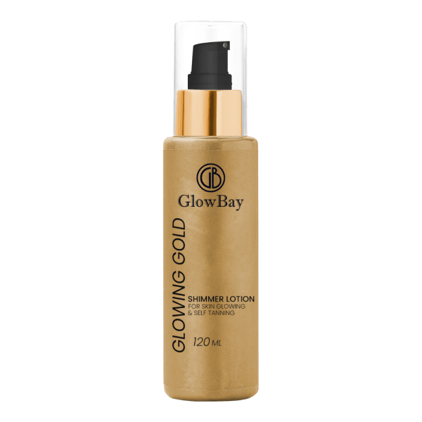 GlowBay Glowing Gold Shimmer Lotion - 120 ml