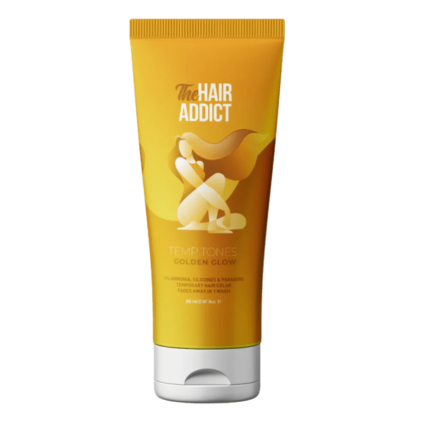 The Hair Addict Temp Tones - Golden Glow Temporary Hair Colorant - 88 ml