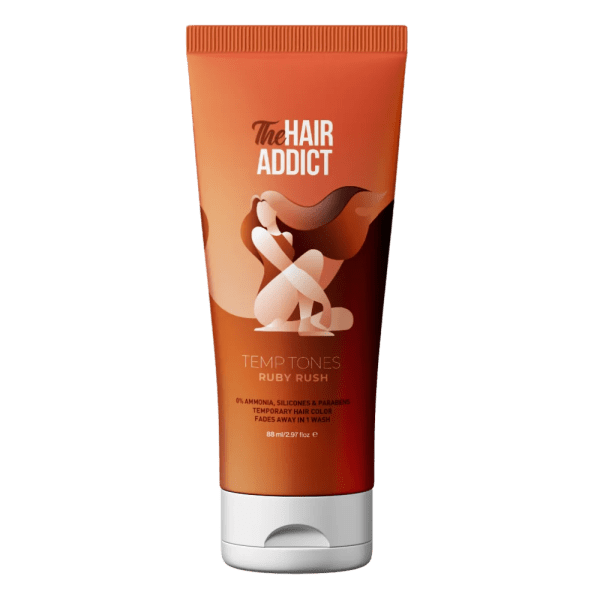 The Hair Addict Temp Tones - Ruby Rush Temporary Hair Colorant - 88 ml
