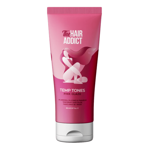 The Hair Addict Temp Tones - Pink Glaze Temporary Hair Colorant - 88 ml
