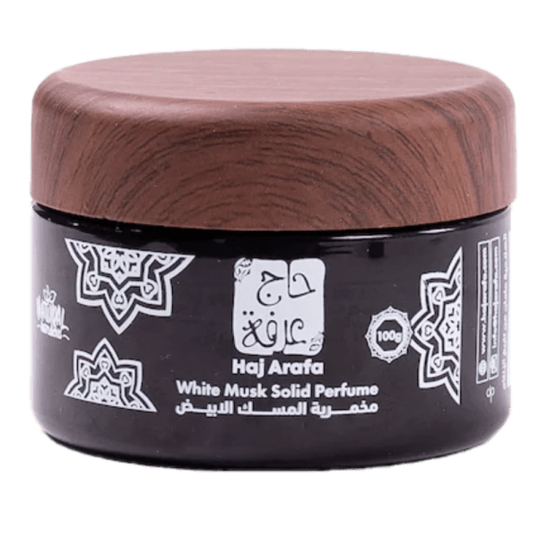 Haj Arafa White Musk Solid Perfume - 100 gm