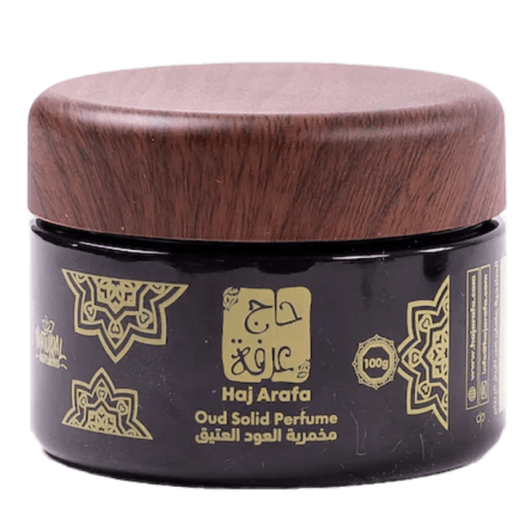 Haj Arafa Oud Solid Perfume - 100 gm