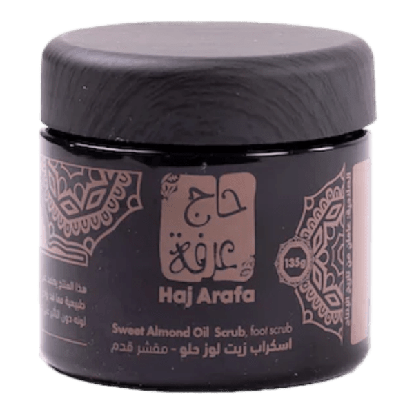 Haj Arafa Sweet Almond Oil Scrub - 135 gm