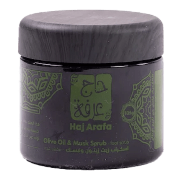 Haj Arafa Olive Oil and Musk Scrub - 135 gm
