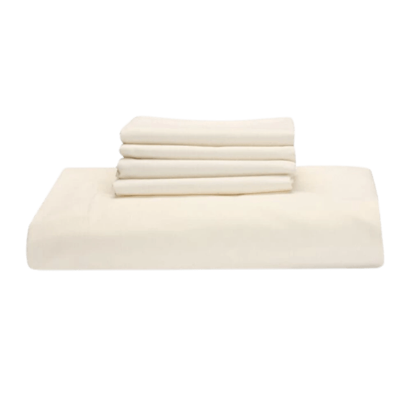 Amreya Plain Flat Bedsheet Set (260×275) King 5 pieces