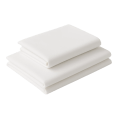 Minilet White Percale Fitted Sheet Set