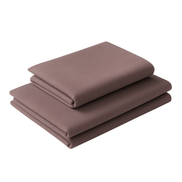 Minilet Dark Grey Percale Fitted Sheet Set