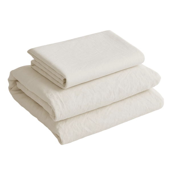 Minilet Pistachio Percale Duvet Cover Set