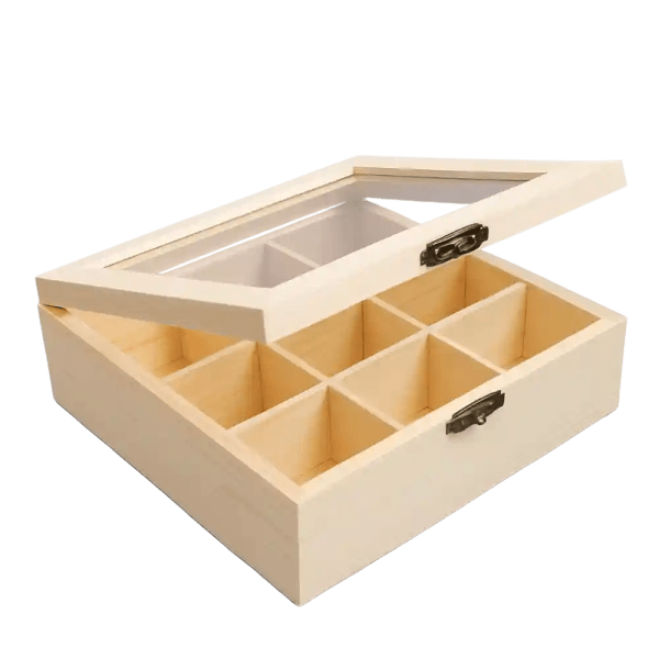 Rghd Tea & Hot Beverage Packet Organizer – 9 Compartments