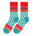 In Your Shoe Checkered Multi-Color Neck Socks