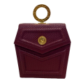 Zaam Burgundy Hexagon Bag