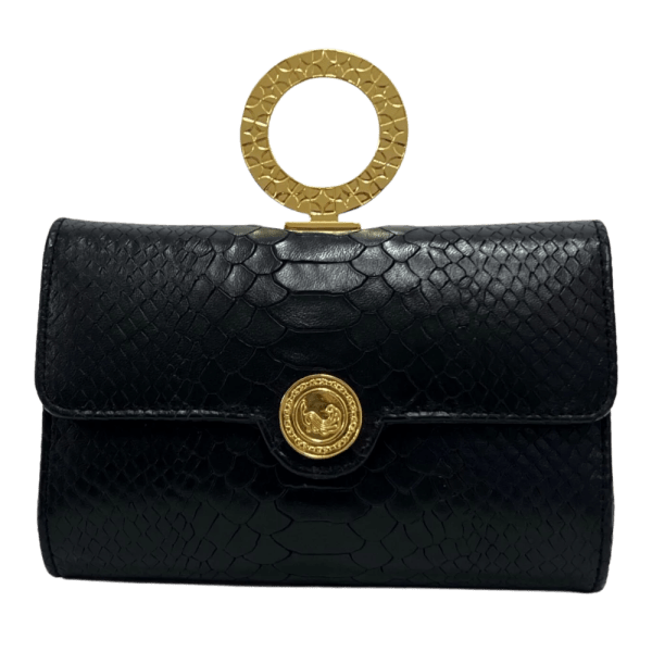 Zaam Black Lilium Clutch