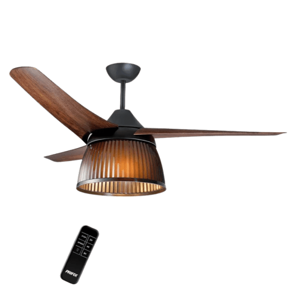 Prifix Jumbo Wooden Ceiling Fan with Remote