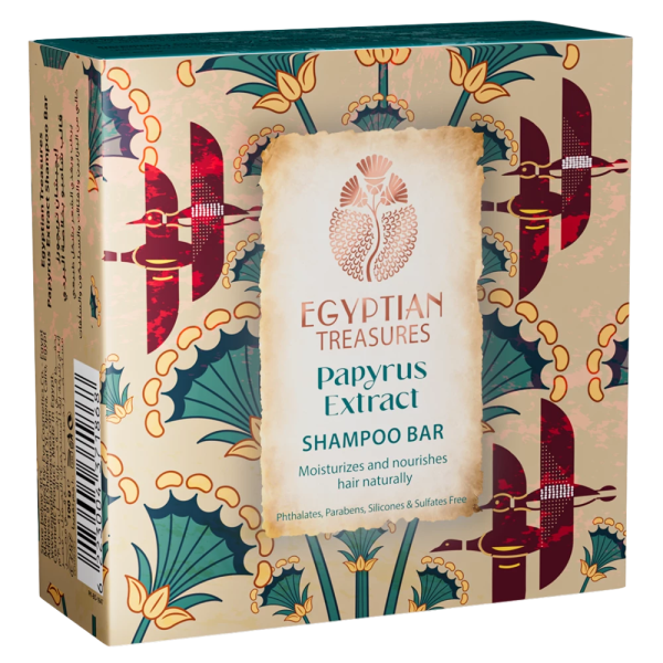 Egyptian Treasures Papyrus Extract Shampoo Bar - 100 gm