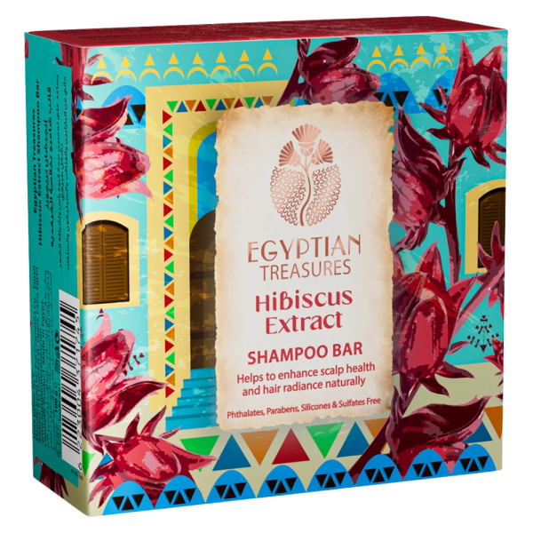 Egyptian Treasures Hibiscus Extract Shampoo Bar - 100 gm