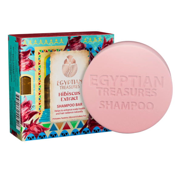 Egyptian Treasures Hibiscus Extract Shampoo Bar - 100 gm
