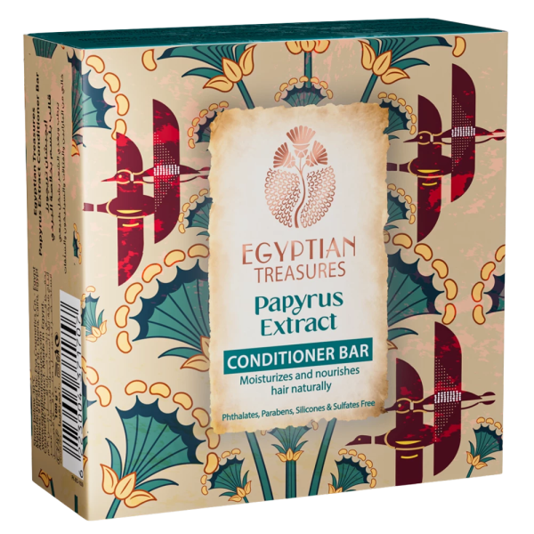 Egyptian Treasures Papyrus Extract Conditioner Bar - 100 gm