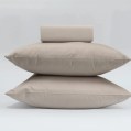 weavia Beige Fitted Bed Sheet Set , 100% Egyptian cotton , multi size ,