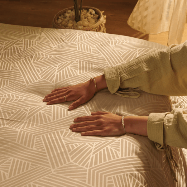 weavia Geometric Duvet Cover Set , combines softness and strength , multi size