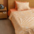nit-home - Flower Printed Duvet Cover Set - Orange