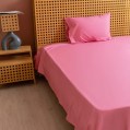 nit-home - EveryDay Solid Flat Sheet Set - Pink