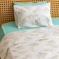 nit-home - Airplane Printed Duvet Cover Set - Green