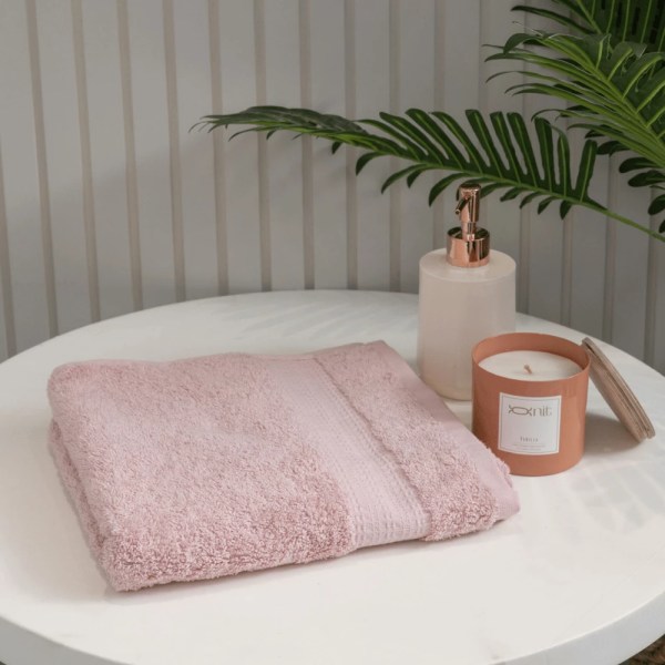 nit-home - Peach Skin Hand Towel – Solid (650 GSM) 100% Egyptian Cotton