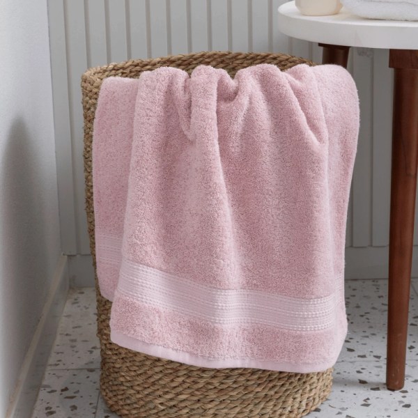 nit-home - Peach Skin Bath Towel (650 GSM) – 100% Egyptian Cotton