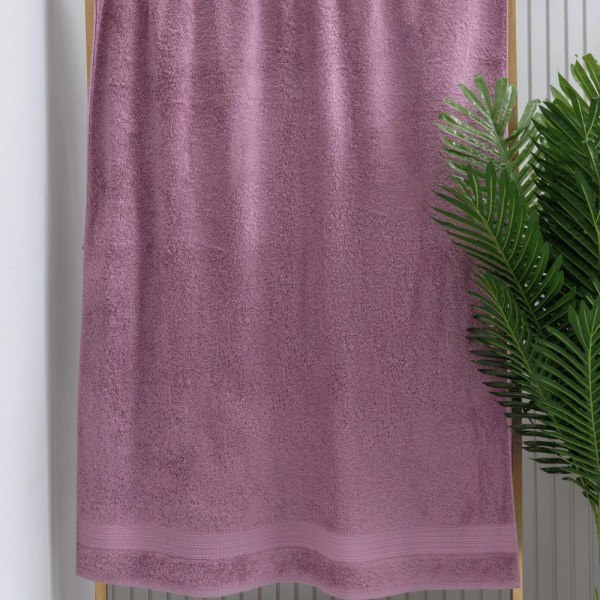nit-home - Mauve Orchid Bath Sheet (650 GSM) – 100% Egyptian Cotton