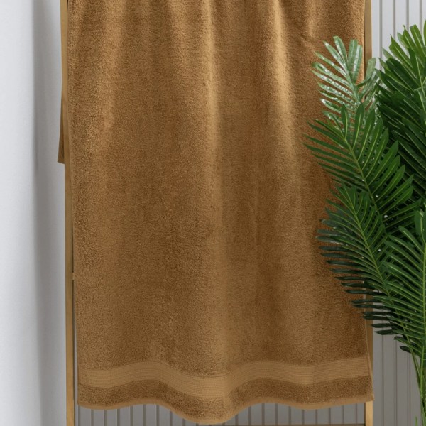 nit-home - Dijon Brown Bath Sheet (650 GSM) – 100% Egyptian Cotton