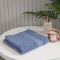 nit-home - Blue Hand Towel (650 GSM) 100% Egyptian Cotton