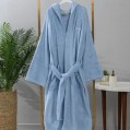 nit-home - Blue Bath Robe (400 GSM) 100% Egyptian Cotton - Multiple sizes