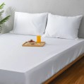 nit-home - White Fitted Sheet – Solid – (400 TC) 100% Egyptian Cotton - Multiple sizes