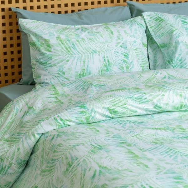 nit-home - Tropical Printed Duvet Cover Set - Green - Multiple sizes