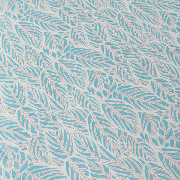 nit-home - Mint Pink Duvet Cover Set – Califorina King – (800 TC) 100% Egyptian Cotton - Leafs