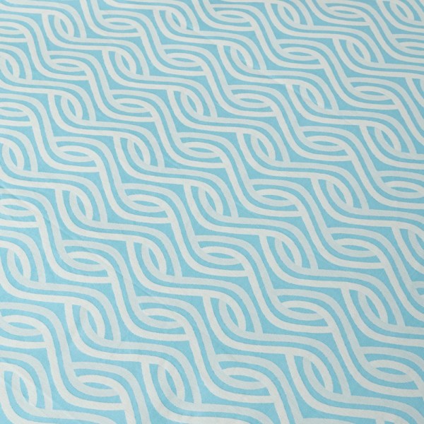 nit-home - Mint Duvet Cover Set – Califorina King – (800 TC) 100% Egyptian Cotton - Waves