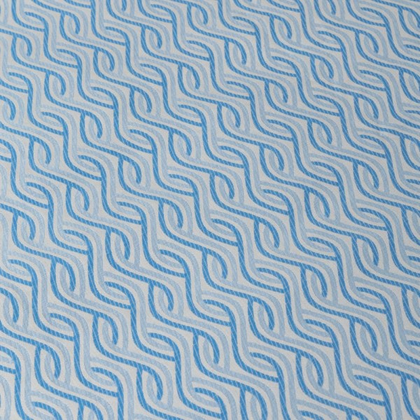 nit-home - Light Blue Duvet Cover Set – Califorina King – (800 TC) 100% Egyptian Cotton - Waves