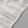 nit home - Fitted Sheet Set plain - White