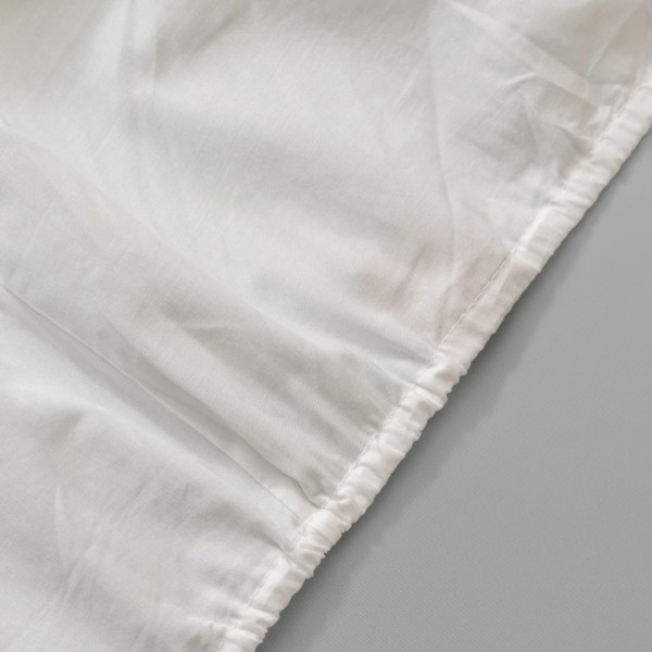 nit home - Fitted Sheet Set plain - White