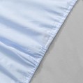 nit home - Fitted Sheet Set plain - Light Blue - Multiple sizes