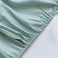 nit home - Fitted Sheet Set plain - Cool Green - Multiple sizes