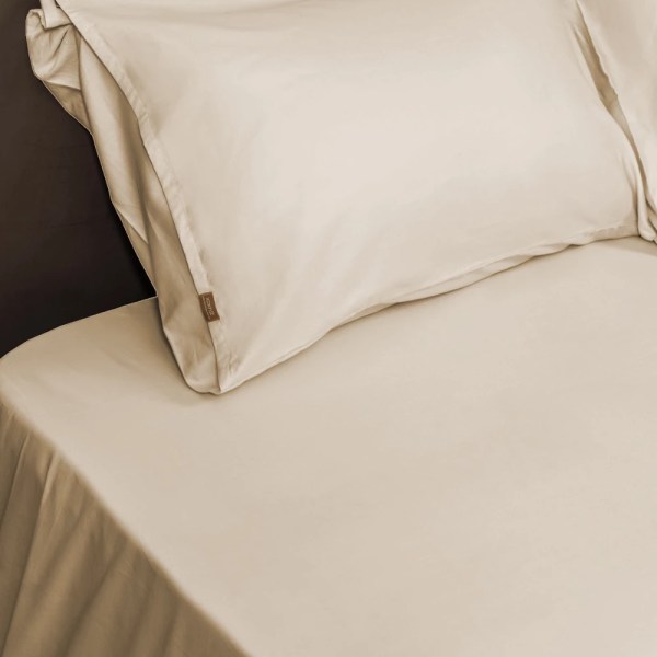 nit home - EveryDay Solid Flat Sheet Set - Natural Linen - Multiple sizes