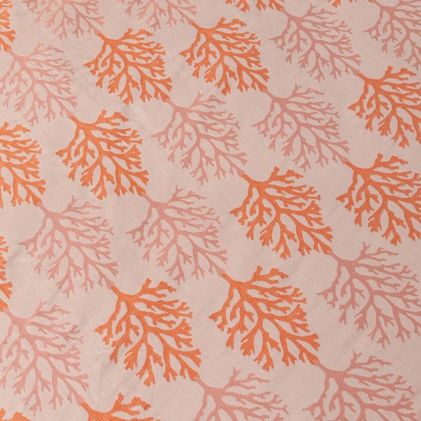 nit home - Coral Duvet Cover Set – Califorina King – (800 TC) 100% Egyptian Cotton - Trees