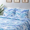 nit home - Blue Duvet Cover Set – King – (300 TC) 100 Egyptian Cotton - Clouds