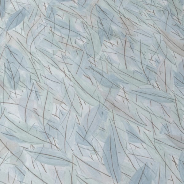 nit home - Blue Duvet Cover Set – King – (300 TC) 100 Egyptian Cotton - Leafs