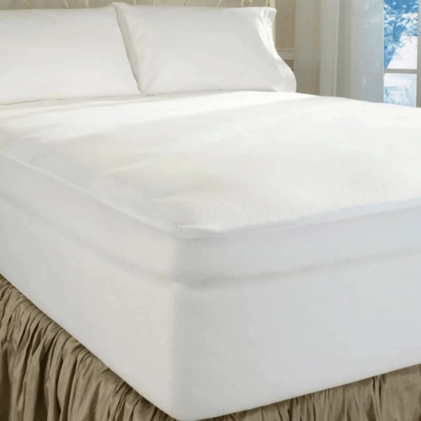 TM home - Terry Cotton Mattress Protector fitted – Waterproof, Breathable, and Ultra-Soft Comfort - Multiple sizes