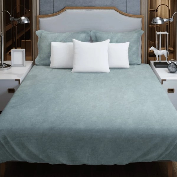 TM home - Poly-Cotton Fitted Sheet Set – Soft, Durable, and Wrinkle-Resistant ( 3 PCS ) - Multiple sizes - Multiple colors