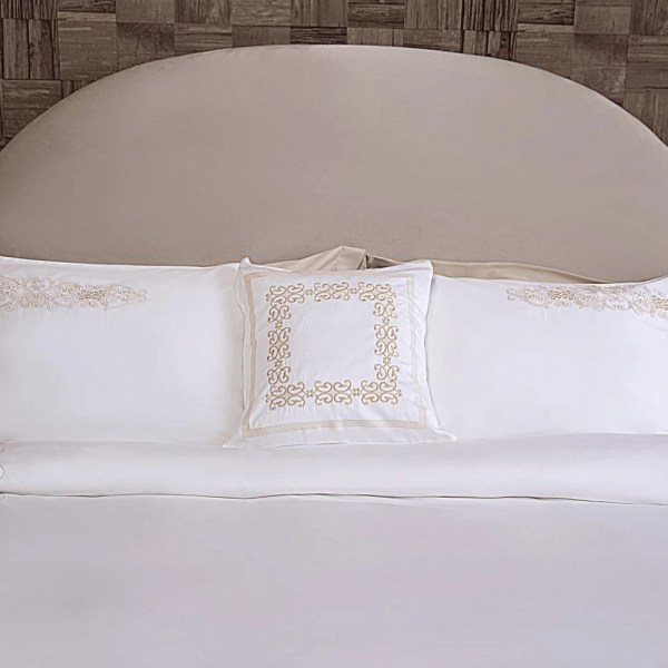 TM home - Enjoy comfort and luxury Islamic Motifs bed set 600 TC - Multiple sizes