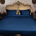 TM home - Dark Blue Bedding Set – Timeless Elegance and Deep Comfort 3 pcs - Multiple sizes