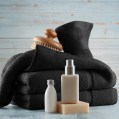 TM home - Elegant Black Towel Collection - Luxe Absorbency & Style - Multiple sizes